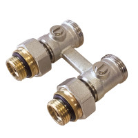 Узел нижнего подключения радиатора IVANCI прямой 1/2" х 3/4" (IVC.103200.N.03)