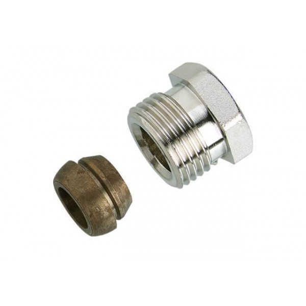 Уплотнительный фитинг Danfoss 1/2" Н для медных труб Ду 15 (013G4115)
