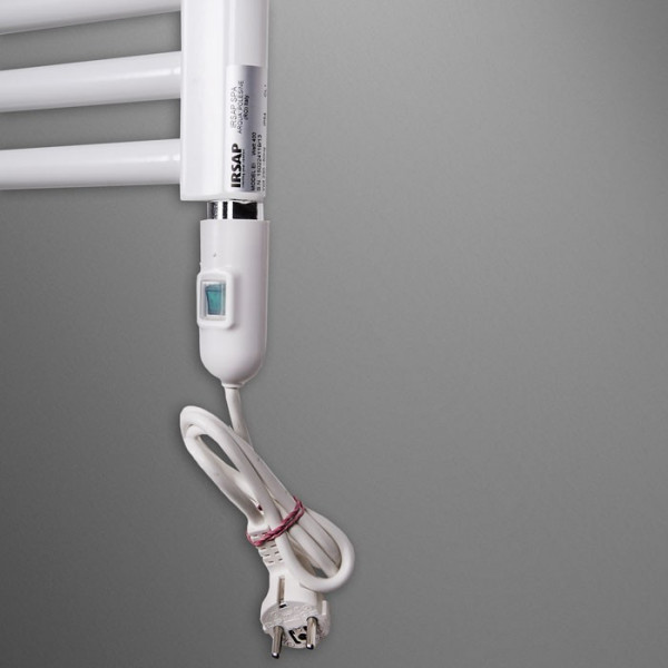 Электрический полотенцесушитель IRSAP ARES ELECTRIC-HEATER I 1118-580 белый