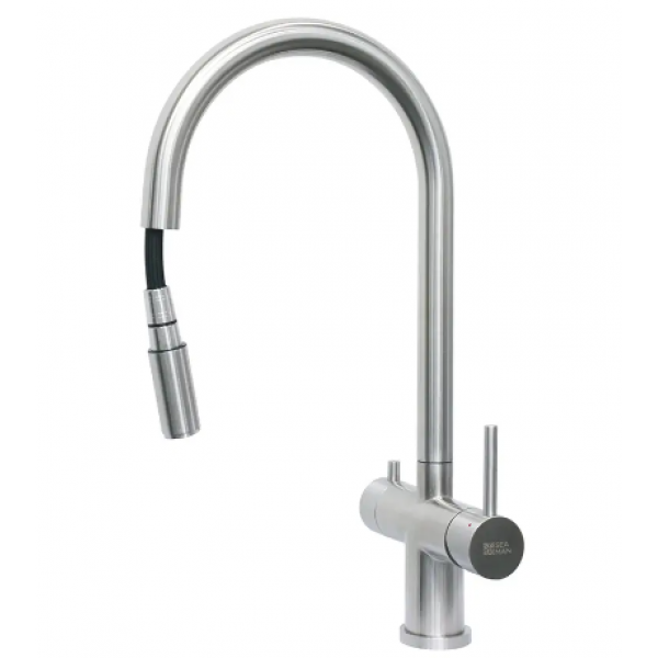 Смеситель для кухни SEAMAN СOMO SS- Stainless Steel（Нержавеющая сталь)
