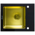 Кухонная мойка Seaman Eco Glass SMG-610B-Gold.B Золотая Кухонная мойка Seaman Eco Glass SMG-610B-Gold.B Золотая