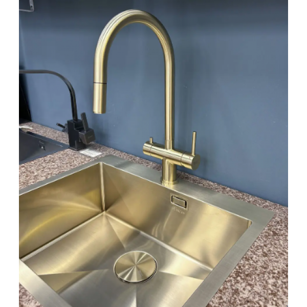 Смеситель для кухни SEAMAN СOMO LG-Light Gold