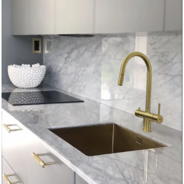 Смеситель для кухни SEAMAN СOMO LG-Light Gold