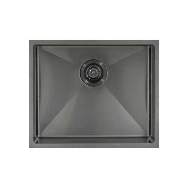 Мойка Seaman Eco Marino SME-530-GL (Gun Light, PVD, satin), стандартная комплектация - Светлая оружейная сталь