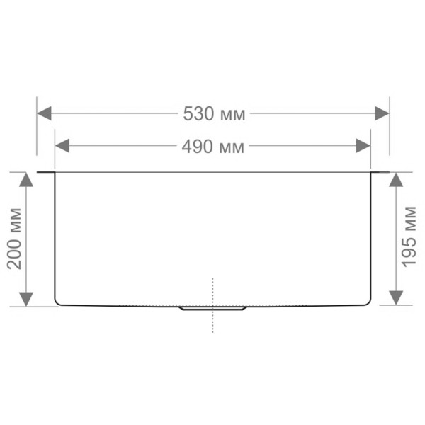 Мойка Seaman Eco Marino SME-530-GL (Gun Light, PVD, satin), стандартная комплектация - Светлая оружейная сталь