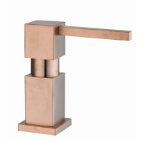 Дозатор для жидкого мыла, квадратный, SSA-013-CS (Copper Satin, PVD, satin) - Медь сатин