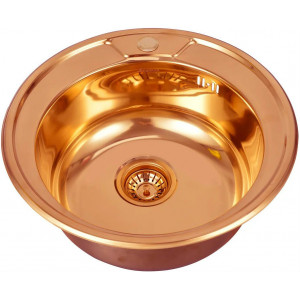 Мойка Seaman Eco Wien SWT-490-CP (Copper Polish, PVD, polish, *12), стандартная комплектация - Медь полированная