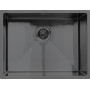 Мойка Seaman Eco Marino SME-580-GL (Gun Light, PVD, satin), стандартная комплектация - Светлая оружейная сталь