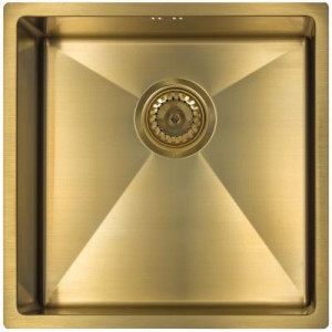 Мойка Seaman Eco Marino SME-440-GS (Gold Satin, PVD, satin), стандартная комплектация - Золото сатин