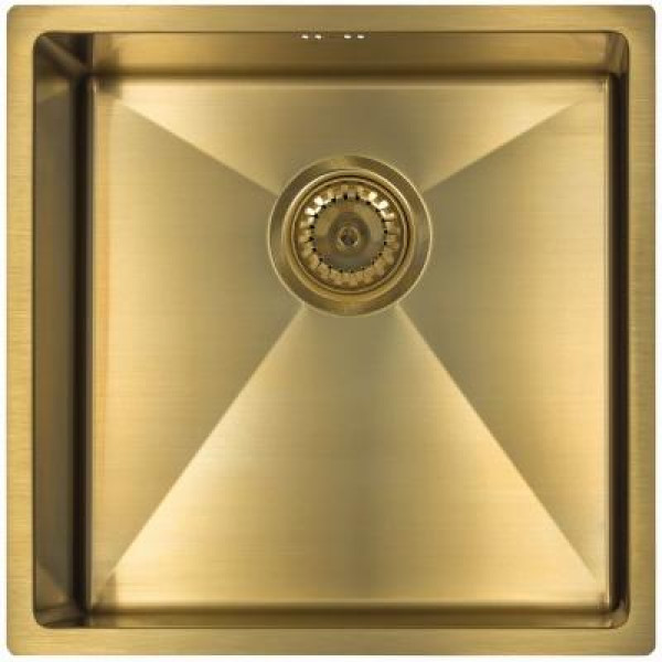 Мойка Seaman Eco Marino SME-440-GS (Gold Satin, PVD, satin), стандартная комплектация - Золото сатин