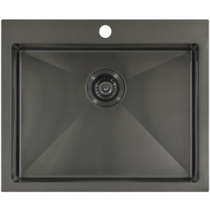 Мойка Seaman Eco Marino SMV-600-GL (Gun Light, PVD, satin), стандартная комплектация - Светлая оружейная сталь Мойка Seaman Eco Marino SMV-600-GL (Gun Light, PVD, satin), стандартная комплектация - Светлая оружейная сталь