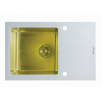Кухонная мойка Seaman Eco Glass SMG-780W-Gold.B Золотая