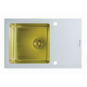 Кухонная мойка Seaman Eco Glass SMG-780W-Gold.B Золотая