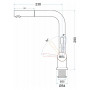 Смеситель для кухни Seaman Eco Venice SSN-0912P-GL Gun Light