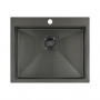 Мойка Seaman Eco Marino SMV-600-GL (Gun Light, PVD, satin), стандартная комплектация - Светлая оружейная сталь