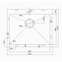 Мойка Seaman Eco Marino SMV-600-GL (Gun Light, PVD, satin), стандартная комплектация - Светлая оружейная сталь