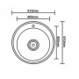 Мойка Seaman Eco Wien SWT-510-CP (Copper Polish, PVD, polish, *12), стандартная комплектация - Медь полированная