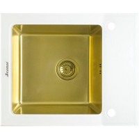 Кухонная мойка Seaman Eco Glass SMG-610W-Gold.B Золотая