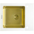 Кухонная мойка Seaman Eco Glass SMG-610W-Gold.B Золотая Кухонная мойка Seaman Eco Glass SMG-610W-Gold.B Золотая