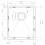 Кухонная мойка Seaman Eco Bremen SBO-3845.A Нержавеющая сталь