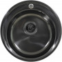 Мойка Seaman Eco Wien SWT-510-GL (Gun Light, PVD, polish, *10), стандартная комплектация - Светлая оружейная сталь полированная