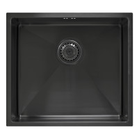 Мойка Seaman Eco Marino SME-490-DG (Dark Gun, PVD, satin), стандартная комплектация - Тёмная оружейная сталь