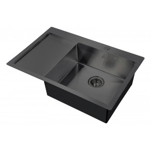 Мойка кухонная ZorG SH 7851-R GRAFIT Мойка кухонная ZorG SH 7851-R GRAFIT
