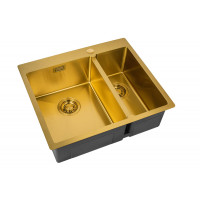 Мойка для кухни ZorG Sanitary LIGHT ZL R 590-2-510-L BRONZE бронза
