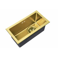Дополнительная мойка Zorg Inox PVD SZR-2344 bronze