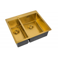 Мойка кухонная Zorg Light ZL R 590-2-510-R BRONZE R, бронза