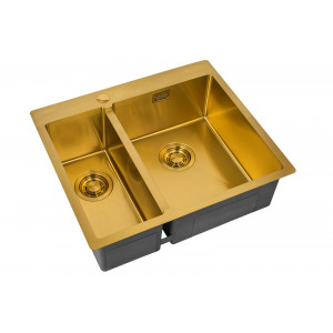 Мойка кухонная Zorg Light ZL R 590-2-510-R BRONZE R, бронза