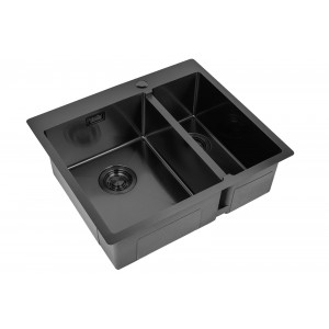 Мойка кухонная ZORG ZL R 590-2-510 L GRAFIT Мойка кухонная ZORG ZL R 590-2-510 L GRAFIT