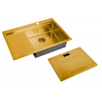 Мойка для кухни с накладкой ZM N-7852-R BRONZE ZorG