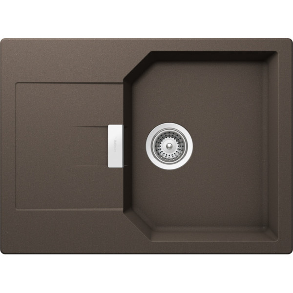 Кухонная мойка Schock Manhattan 45D Cristalite/мокка