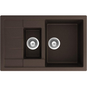 Кухонная мойка Schock Aster 60D Cristalite/мокка