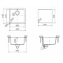 Кухонная мойка Schock Quadro 50 Cristalite/мокка