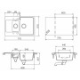 Кухонная мойка Schock Cambridge 60D Cristalite/мокка