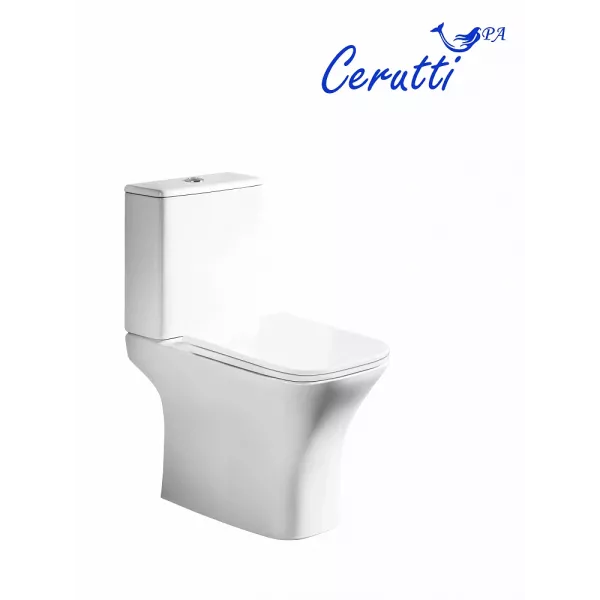 Унитаз напольный Ceruttispa VETTORE CT7192 безободковый (650x340x770)