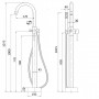 Смеситель BRAIES Matt Black для отдельностоящей ванны BOCH MANN BM8921