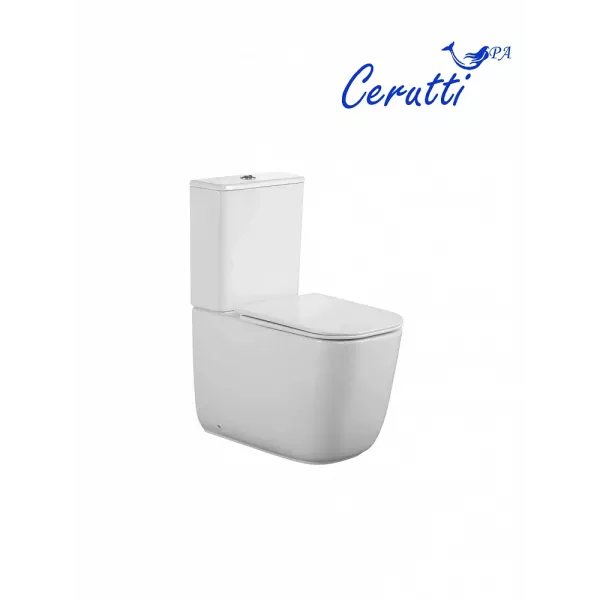 Унитаз напольный Ceruttispa ALVARO Tornado CT11089 безободковый (620х355х790)