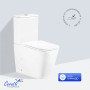 Унитаз напольный Ceruttispa MANLIO Tornado CT10618 безободковый (630х350х805)