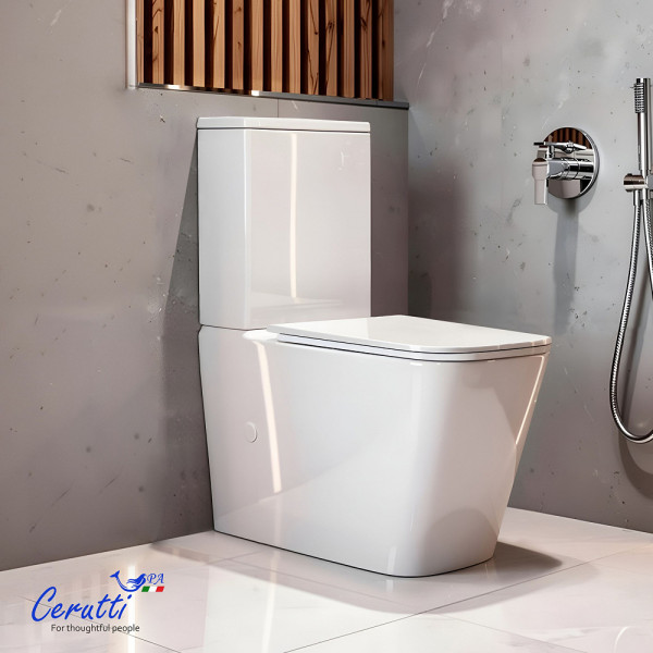 Унитаз напольный Ceruttispa MANLIO Tornado CT10618 безободковый (630х350х805)