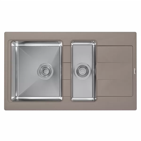 Мойка для кухни "Комби" 860 К, грей FS