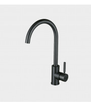 Смеситель для кухонной мойки Hoffger 385 Black черный