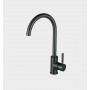 Смеситель для кухонной мойки Hoffger 385 Black черный