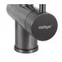 Смеситель для кухонной мойки Hoffger Liza HFG-Liza 500B Black с гибким изливом, с подключением к фильтру, черный