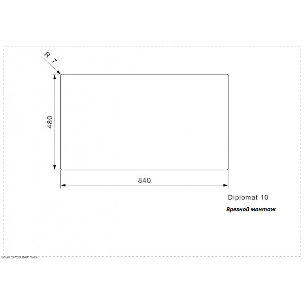 Кухонная мойка Reginox Diplomat R 10 OKG lux