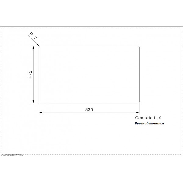Кухонная мойка Centurio L 10 OKG lux