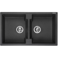 Мойка для кухни Reginox Amsterdam 20 Black Silvery 3,5" (R31001)