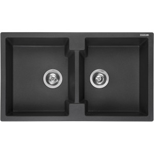 Мойка для кухни Reginox Amsterdam 20 Black Silvery 3,5" (R31001)